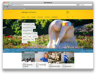 WCC desktop site for responsive design